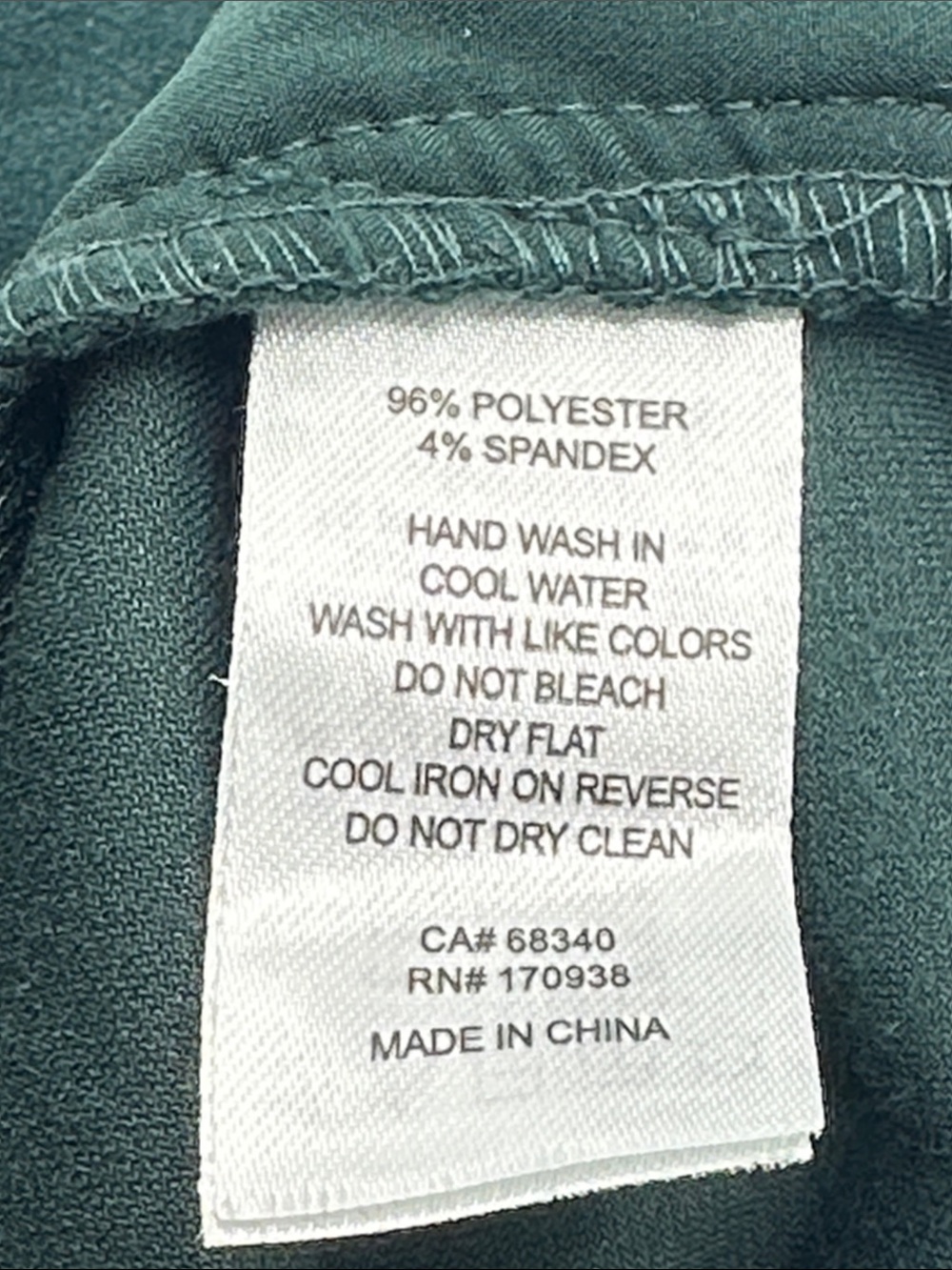 Maison d’ Amelie Emerald Green Sailor Style Flare Velvet Pants Size 10 LIKE NEW - Picture 12 of 12